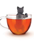 Silicone cat tea maker