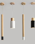Ambrose - Modern Nordic Long Hanging Wood Light
