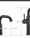 Anaia - Vintage Style Brass Bathroom Faucet