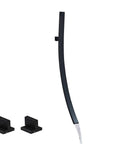 Miquel - Chrome Wall Mounted Waterfall Spout Bathroom Faucet