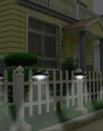 Malvin - Solar Powered Outdoor Pathway LED Wall Lamp