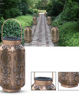 Soraya - LED Solar Powered Outdoor Moroccan Lamp