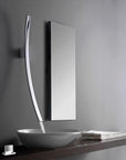 Miquel - Chrome Wall Mounted Waterfall Spout Bathroom Faucet