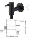 Linus - Chrome Wall Mounted Bathroom Faucet
