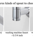 Linus - Chrome Wall Mounted Bathroom Faucet