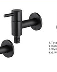 Linus - Chrome Wall Mounted Bathroom Faucet