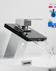 Belva - Solid Glass Bathroom Mixer Faucet