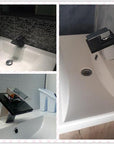 Belva - Solid Glass Bathroom Mixer Faucet