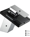 Belva - Solid Glass Bathroom Mixer Faucet