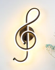 LED Music Note Wall Lamp