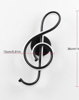 LED Music Note Wall Lamp