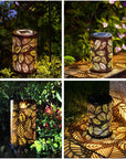 Mateo - Leaf Pattern Shadow Cast Lantern