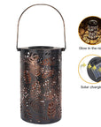 Mateo - Leaf Pattern Shadow Cast Lantern
