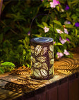 Mateo - Leaf Pattern Shadow Cast Lantern