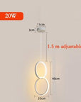 Kavita - Circular LED Hanging Light