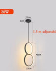 Kavita - Circular LED Hanging Light