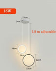 Kavita - Circular LED Hanging Light