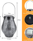 Zaid - Solar Outdoor Shadow Cast Lantern