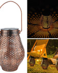 Zaid - Solar Outdoor Shadow Cast Lantern