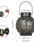 Imane - Outdoor Shadow Cast Lantern