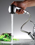 Ellis - Deck Mounted Pull Out Copper Kitchen Faucet