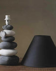 Stonia - Modern Ceramic Stone Pile Lamp