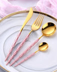 Grecia - Luxury Unique Handle Cutlery Set