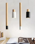 Ambrose - Modern Nordic Long Hanging Wood Light