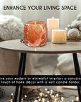 Himalayan Pink Salt Tea Light Holder