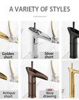 Clifton - Elegant Single Handle Waterfall Bathroom Faucet