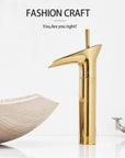Clifton - Elegant Single Handle Waterfall Bathroom Faucet