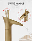 Clifton - Elegant Single Handle Waterfall Bathroom Faucet