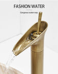 Clifton - Elegant Single Handle Waterfall Bathroom Faucet