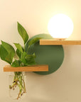Lyla - LED Lamp Planter & Shelves Combo