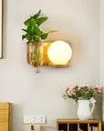 Lyla - LED Lamp Planter & Shelves Combo
