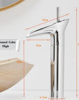 Clifton - Elegant Single Handle Waterfall Bathroom Faucet